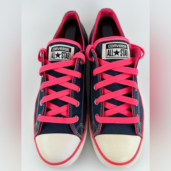 Converse All Star Women's Low Top Canvas Dainty Ox Athletic Navy Sneakers Size 9 - Picture 5 of 12